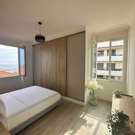 Peyronnet - Fabulous 2 Bedrooms - Sea View - 2min Away Lägenhet Menton