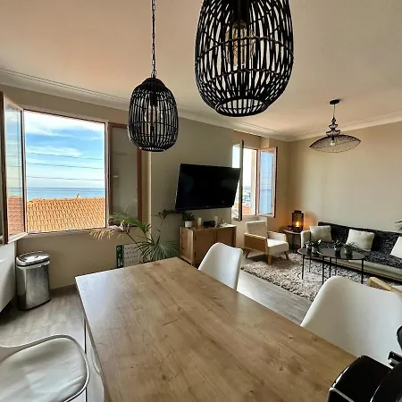 Lägenhet Peyronnet - Fabulous 2 Bedrooms - Sea View - 2min Away Menton